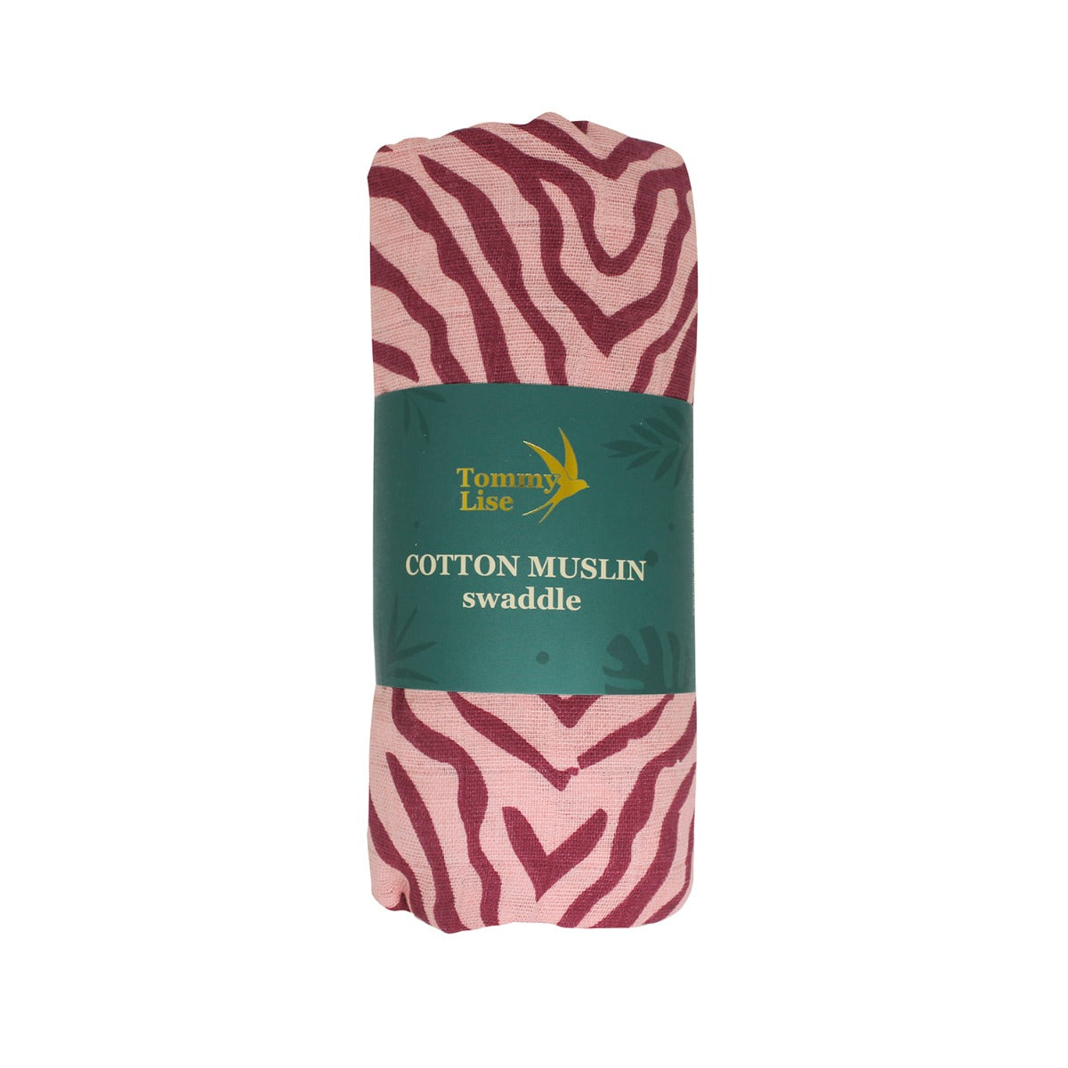 Tommy Lise Baby Swaddle Marsala Tiger 120X120Cm Tommy Lise Yallatoys