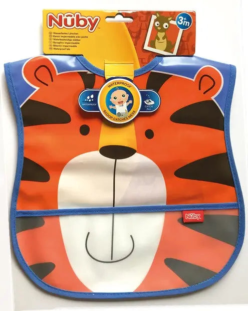 Nuby  Waterproof Bibs Tiger Nuby Yallatoys