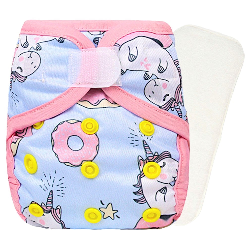 Little Story  New Born Reusable Diaper With Insert Unicorn Little Story Yallatoys