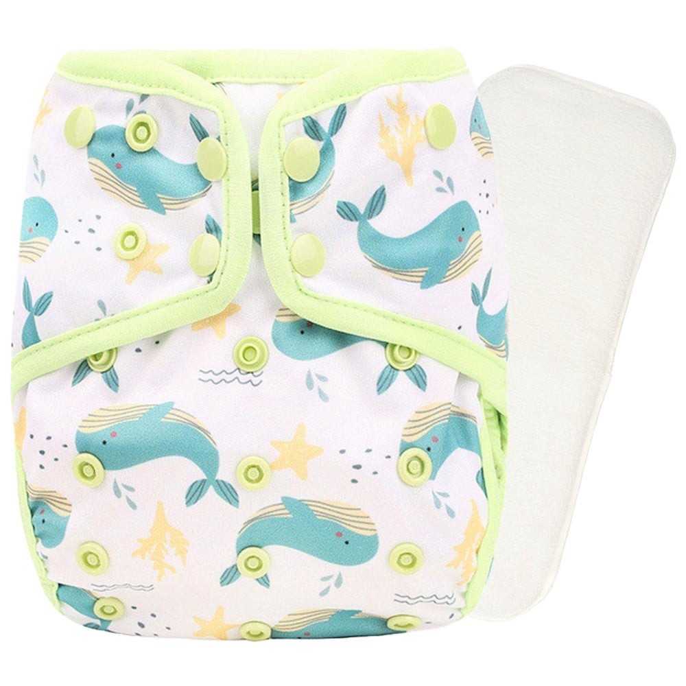 Little Story  Reusable Diaper With Insert Dolphin Little Story Yallatoys
