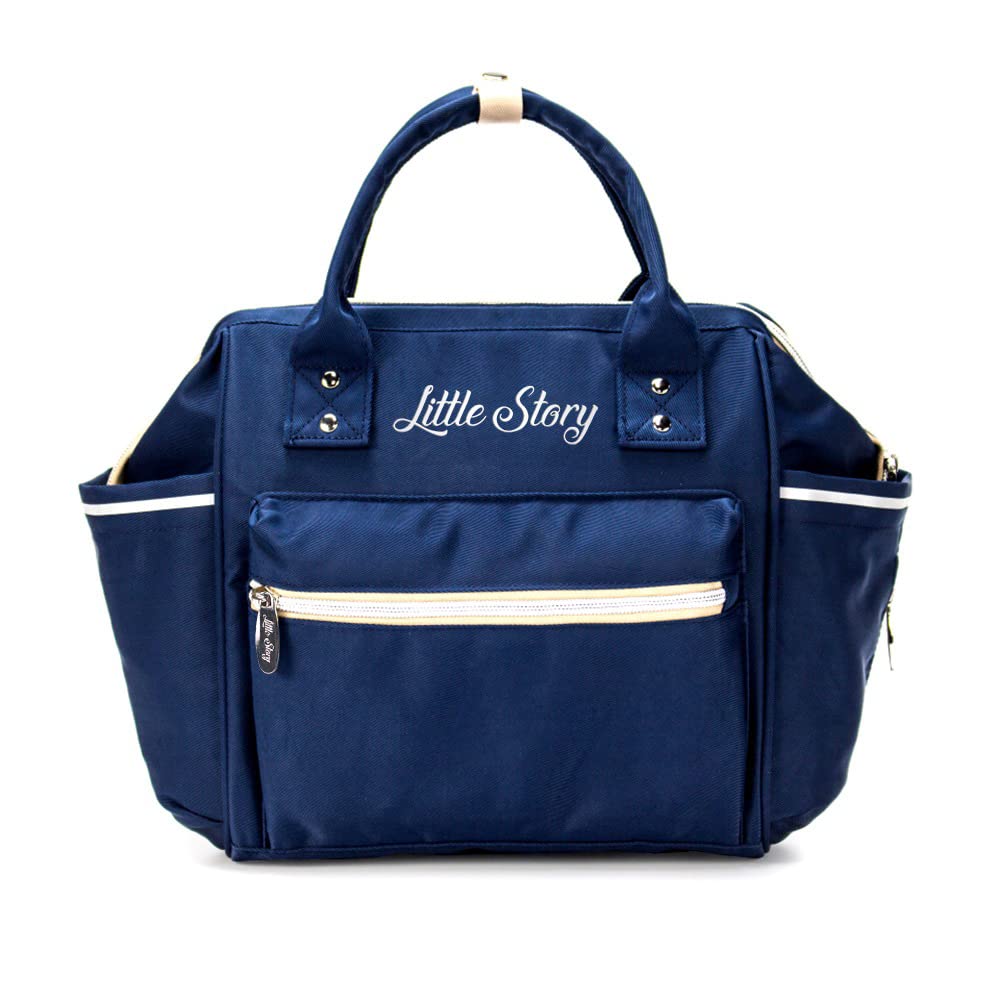 Little Story  Ace Diaper Bag Blue Beige Little Story Yallatoys