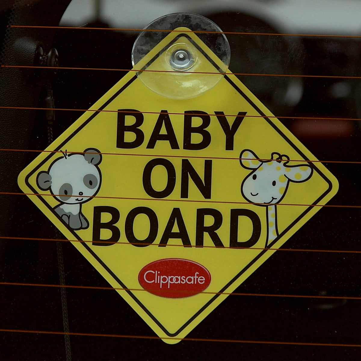 Clippasafe Baby On Board Child On Board Sign Clippasafe