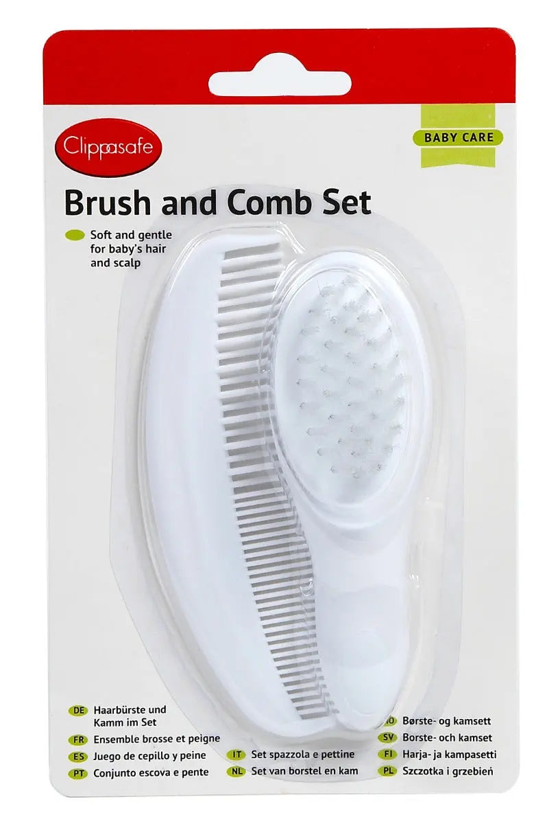 Clippasafe Baby Brush & Comb Set Clippasafe Yallatoys
