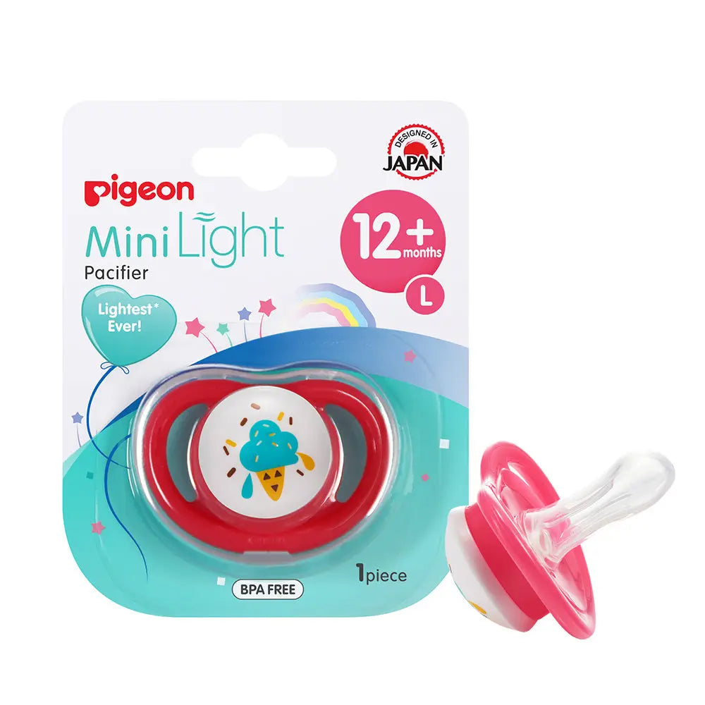Pigeon Minilight Pacifier Single L  Girl Ice Cream Pigeon Yallatoys