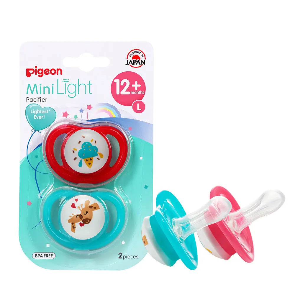 Pigeon Minilight Pacifier Double L  Girl Ice Cream & Giraffe Pigeon Yallatoys