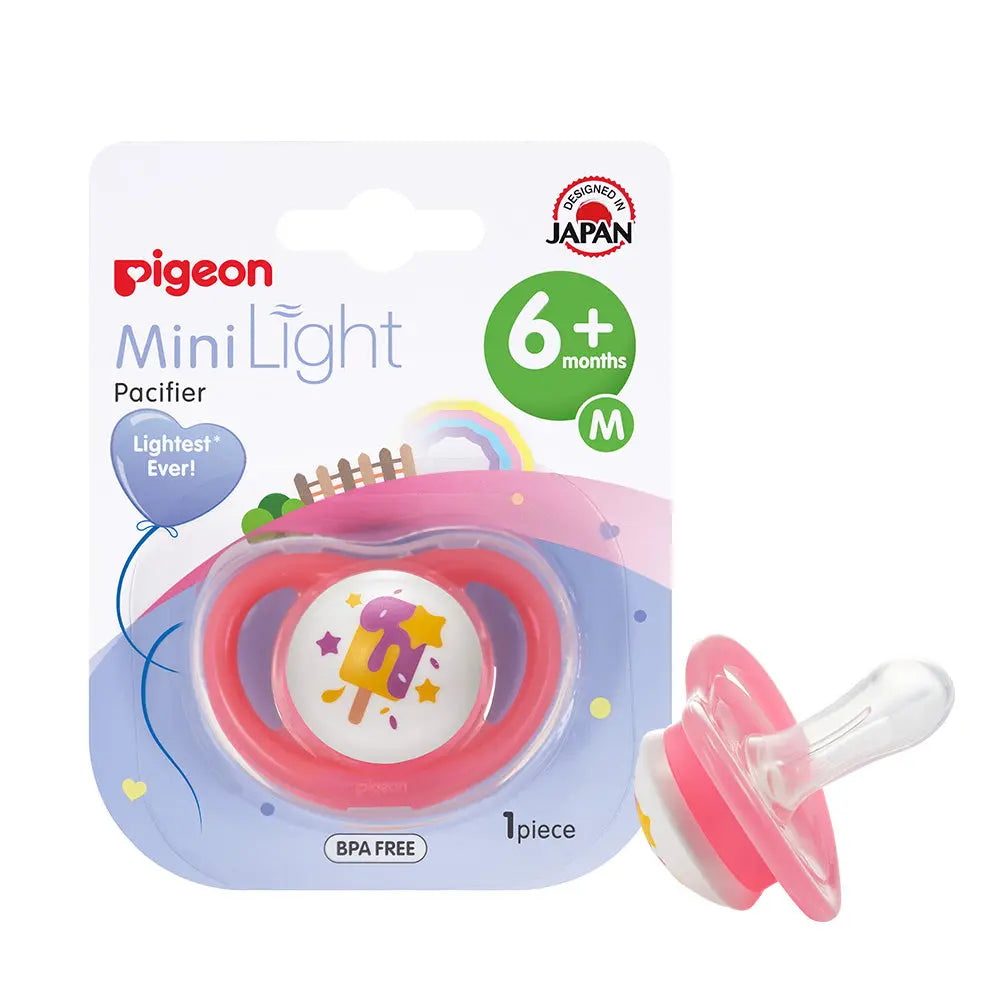 Pigeon Minilight Pacifier Single M  Girl Ice Cream Pigeon Yallatoys