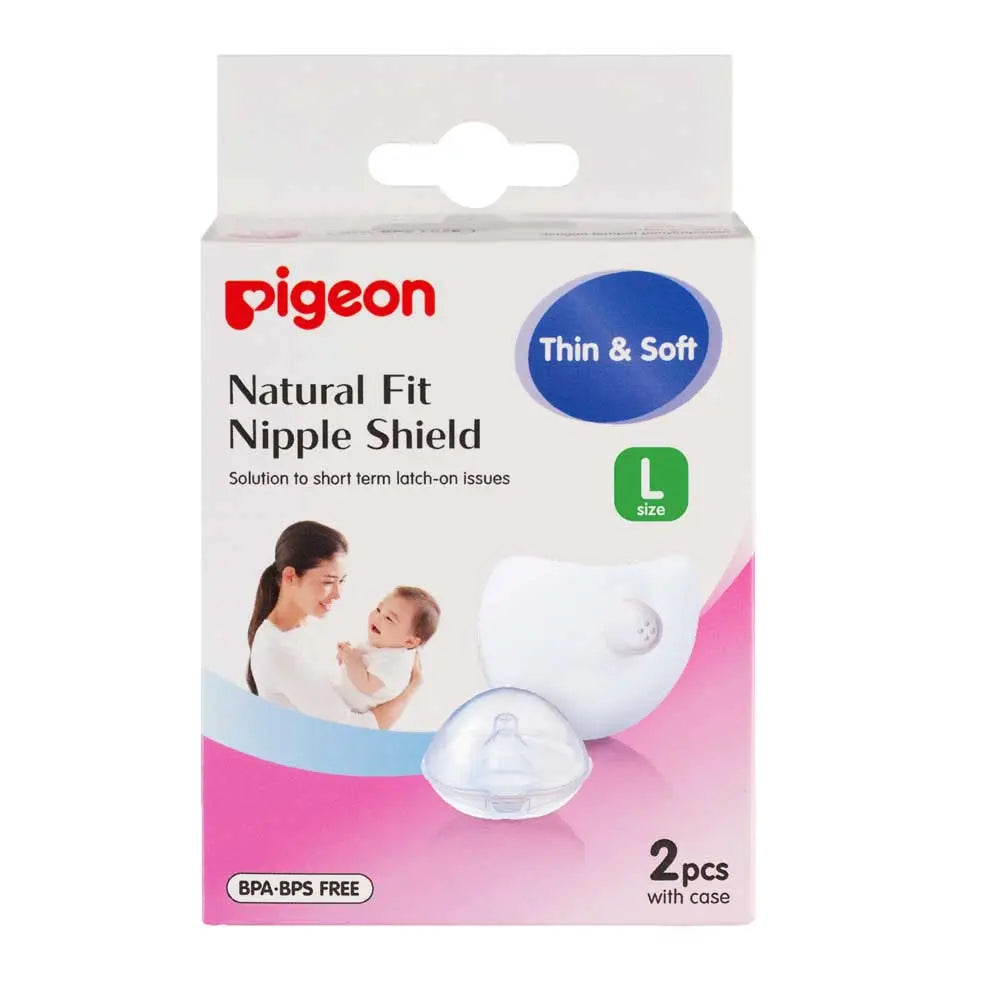 Pigeon Natural Feel Nipple Shield Size 2 L  En/Id/Ar Pigeon Yallatoys