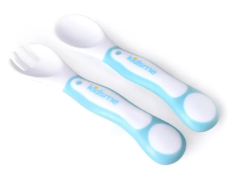 Kidsme My First Spoon & Fork Set Aquamarine Kidsme Yallatoys