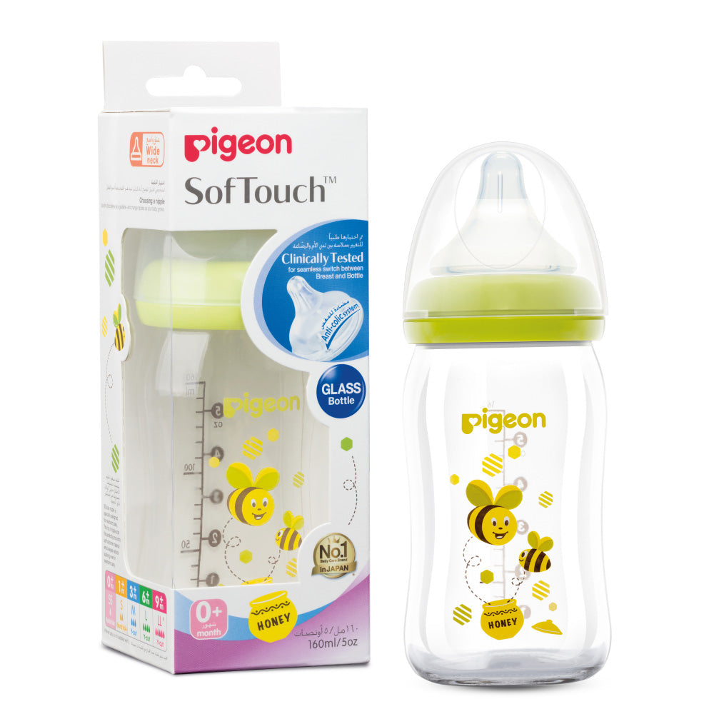 Pigeon Glass Bottle Wn Design  160 Ml Pigeon Yallatoys