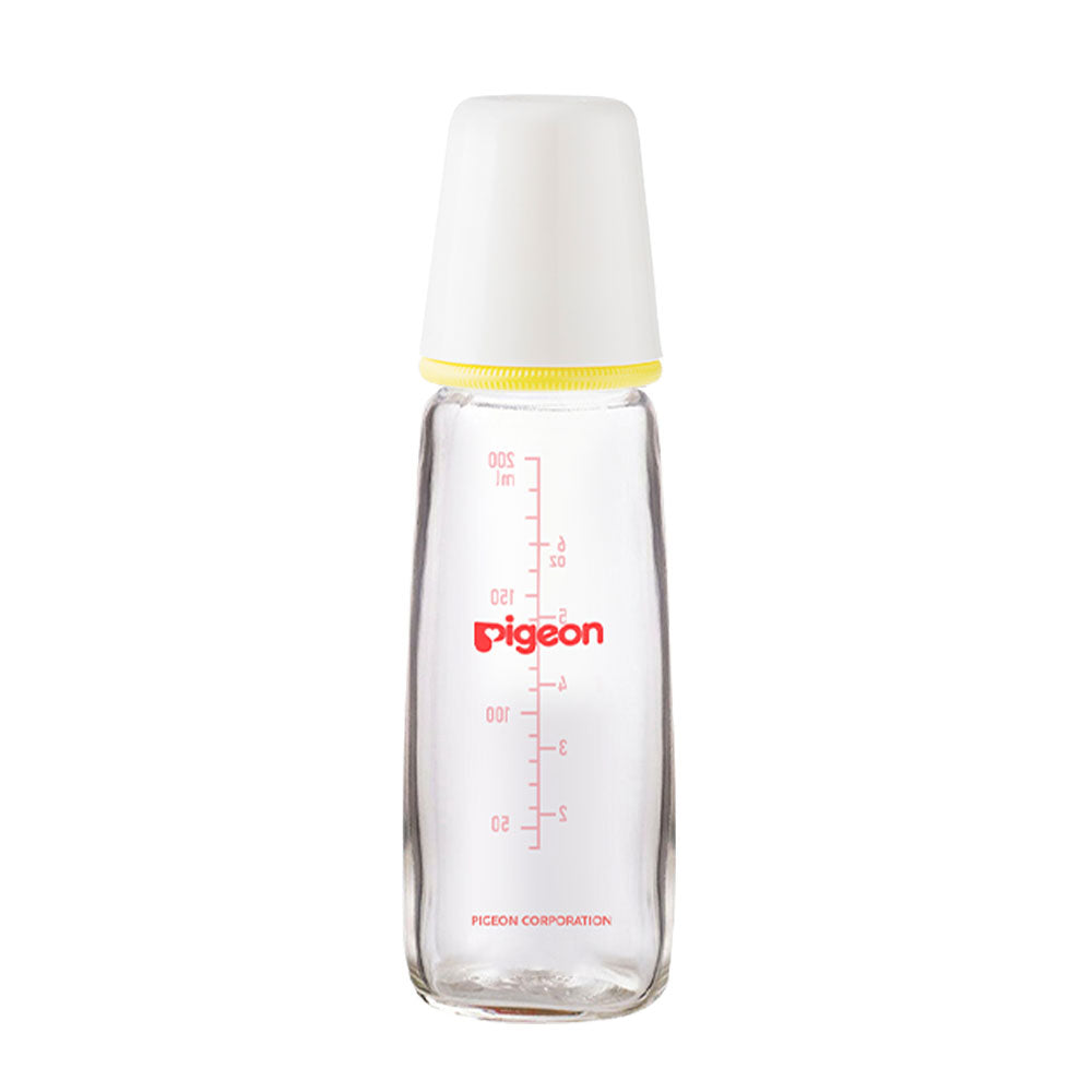Pigeon Glass Bottle Sn White 200 Ml Pigeon Yallatoys