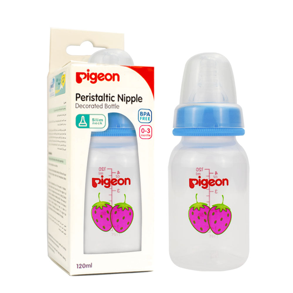 Pigeon Plastic Bottle  Sn 120 Ml Fruits Pigeon Yallatoys