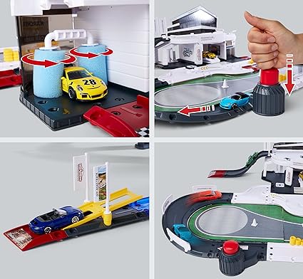 Buy Majorette Creatix Porsche Experience Center and 5 Vehicles | Yallatoys.com