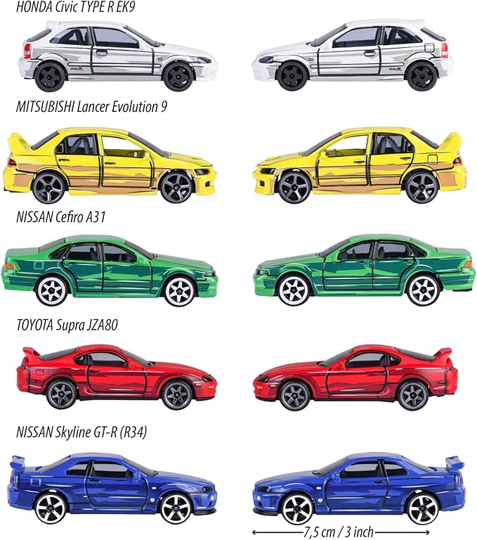 Buy Majorette Japan Series Cars 5Pcs Gift Pack | Yallatoys.com