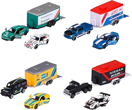 Buy Majorette Race Car Trailer Set 2 (Sold Separately Subject To Availability) | Yallatoys.com