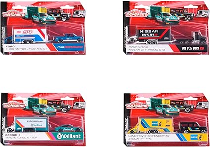 Buy Majorette Race Car Trailer Set 2 (Sold Separately Subject To Availability) | Yallatoys.com