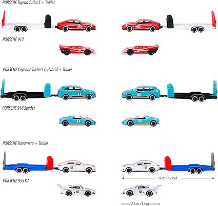 Buy Majorette Porsche Race Trailer Car (Sold Separately Subject To Availability) | Yallatoys.com