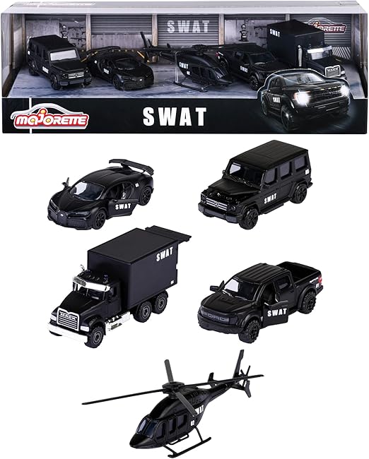Buy Majorette Swat Die Cast Model Car 5Pcs Set (Sold Separately Subject To Availability) | Yallatoys.com