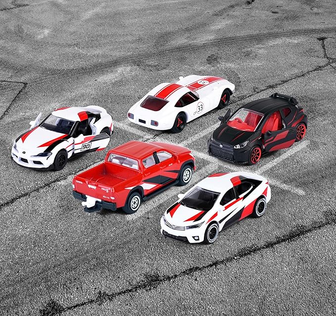 Buy Majorette Toyota Racing 5 Pieces Giftpack (Sold Separately Subject To Availability) | Yallatoys.com