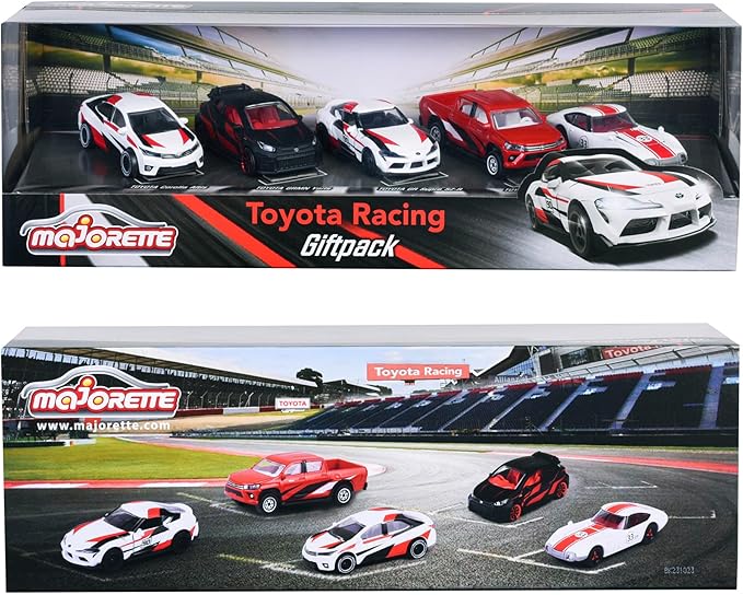 Buy Majorette Toyota Racing 5 Pieces Giftpack (Sold Separately Subject To Availability) | Yallatoys.com