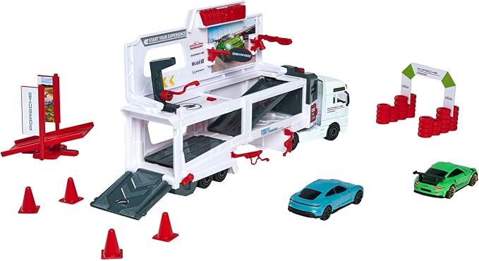 Buy Majorette Man TGX Truck Porsche Experience+ 2 Cars | Yallatoys.com
