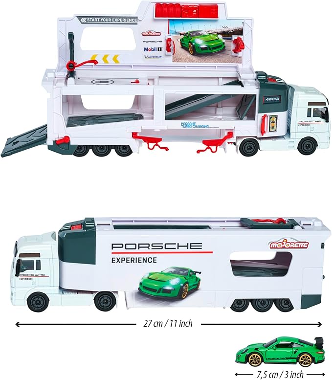 Buy Majorette Man TGX Truck Porsche Experience+ 2 Cars | Yallatoys.com