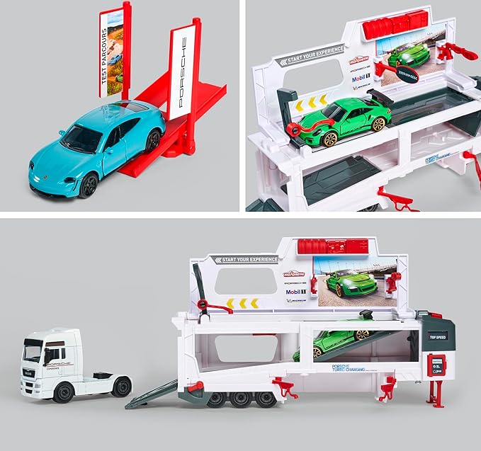 Buy Majorette Man TGX Truck Porsche Experience+ 2 Cars | Yallatoys.com