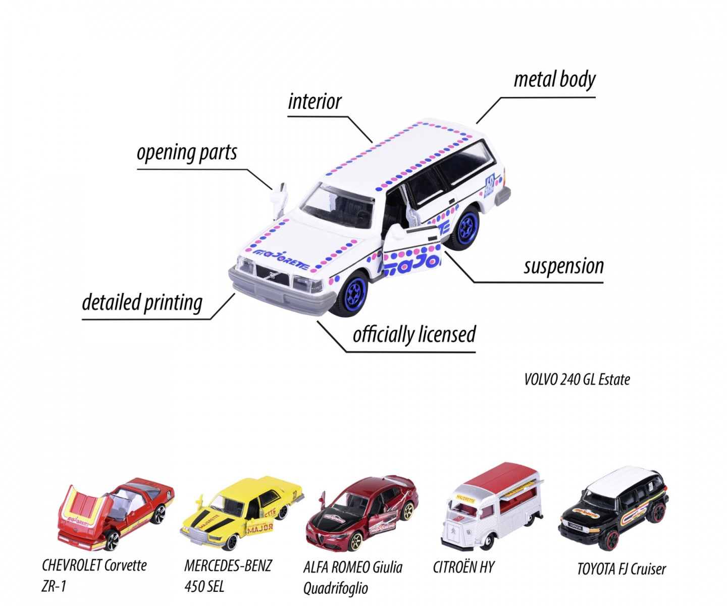 Buy Majorette Anniversary Edition Premium Vehicles (Sold Separately Subject To Availability) | Yallatoys.com
