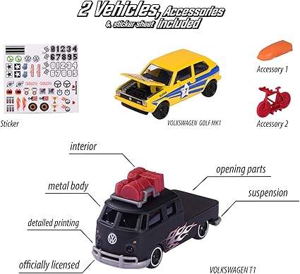 Buy Majorette VW The Originals Racing Set 2pcs | Yallatoys.com