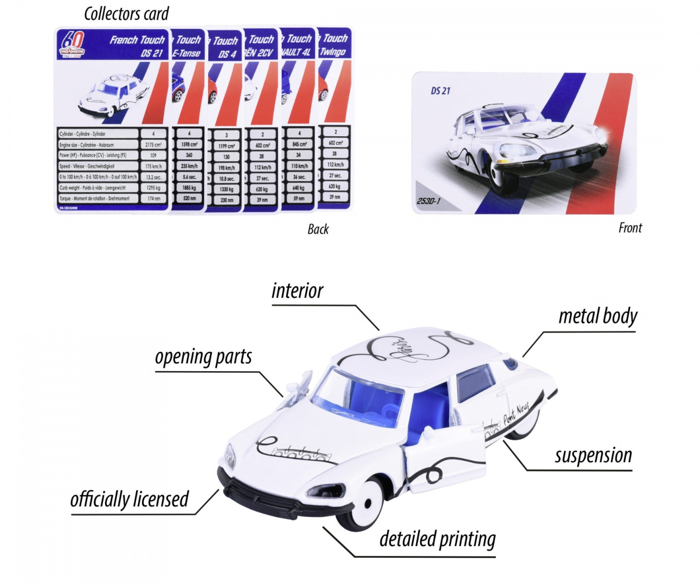 Buy Majorette French Touch Premium Cars (Sold Separately Subject To Availability) | Yallatoys.com