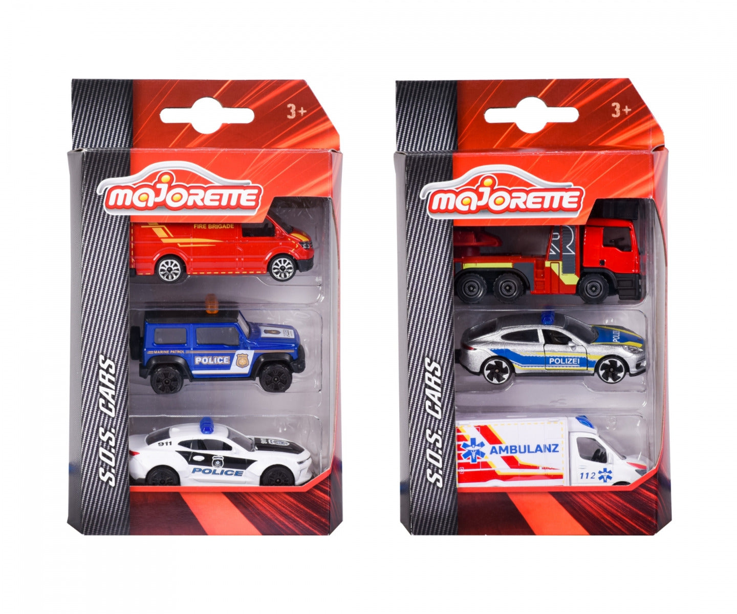 Buy Majorette S O S Vehicle 3pcs Set (Sold Separately Subject To Availability) | Yallatoys.com