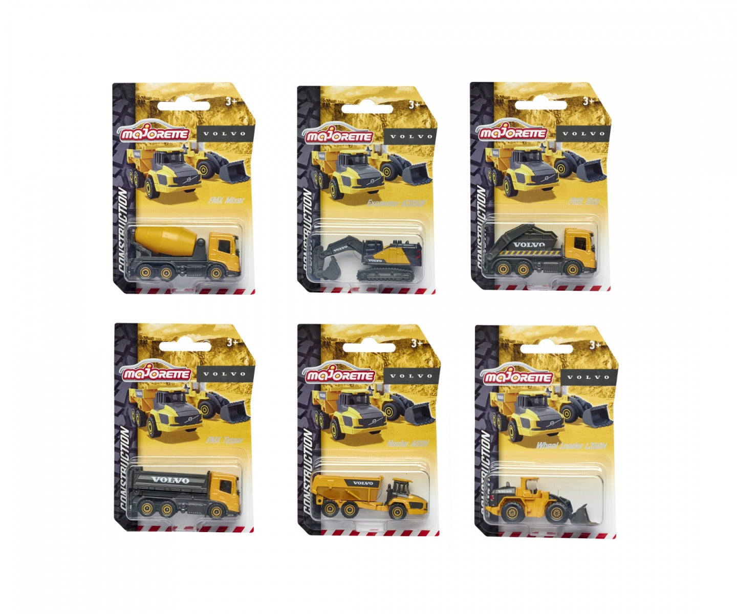 Buy Majorette Volvo Construction Vehicle Series 6 (Sold Separately Subject To Availability) | Yallatoys.com