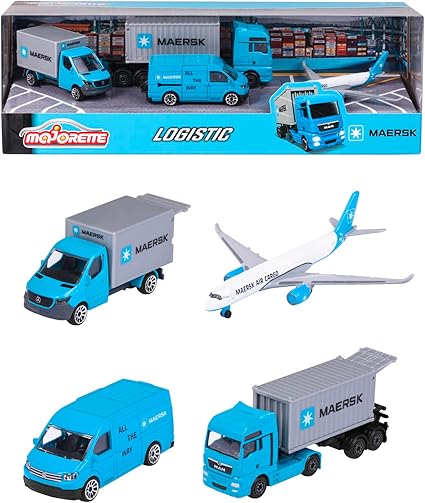 Buy Majorette Maersk Vehicle 4 Pieces Giftpack | Yallatoys.com