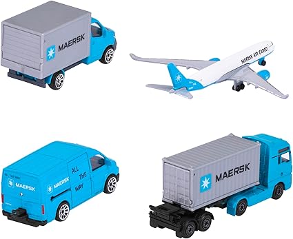 Buy Majorette Maersk Vehicle 4 Pieces Giftpack | Yallatoys.com