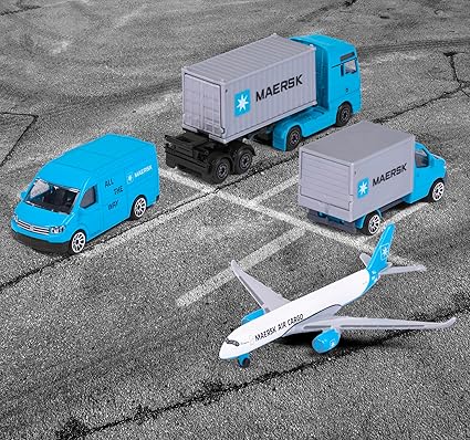 Buy Majorette Maersk Vehicle 4 Pieces Giftpack | Yallatoys.com