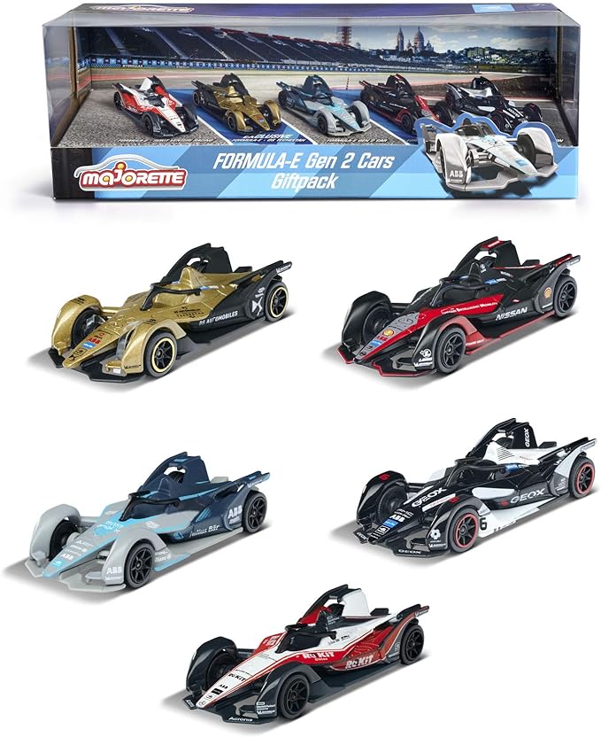 Buy Majorette Formula E Gen 2  with 5 Cars Giftpack | Yallatoys.com