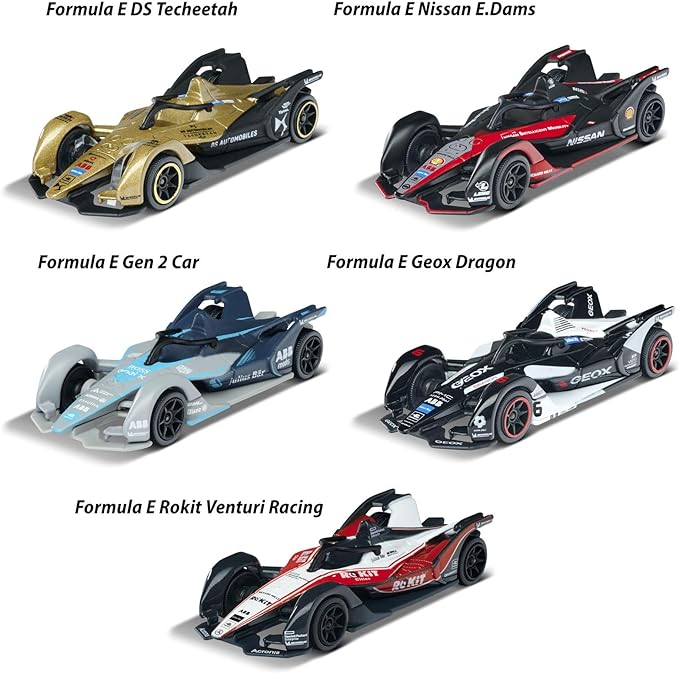 Buy Majorette Formula E Gen 2  with 5 Cars Giftpack | Yallatoys.com