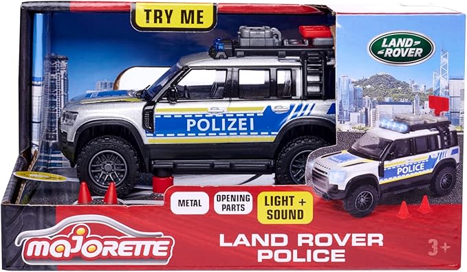Buy Majorette Land Rover Police Car | Yallatoys.com