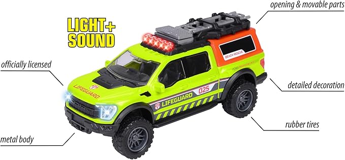 Buy Majorette Ford F 150 Raptor Lifeguard Car | Yallatoys.com