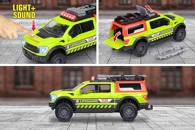 Buy Majorette Ford F 150 Raptor Lifeguard Car | Yallatoys.com