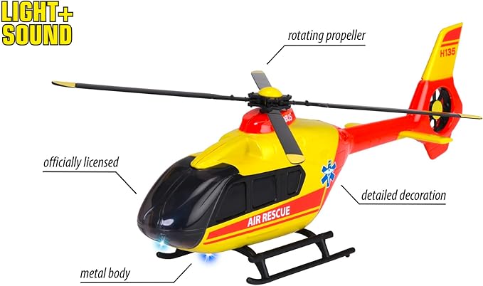 Buy Majorette Airbus H135 Rescue Helicopter | Yallatoys.com