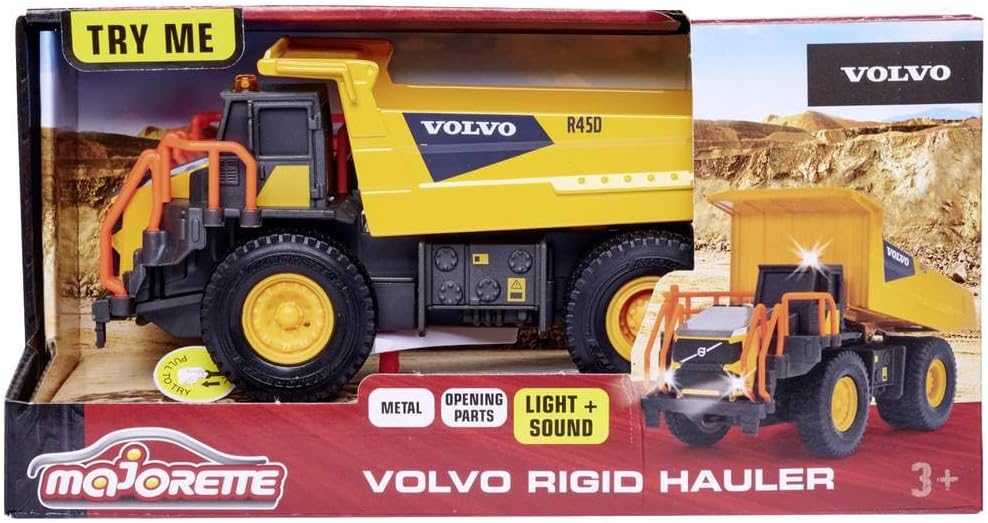 Buy Majorette Grand Series Volvo Dump Truck R45D Construction Vehicle | Yallatoys.com
