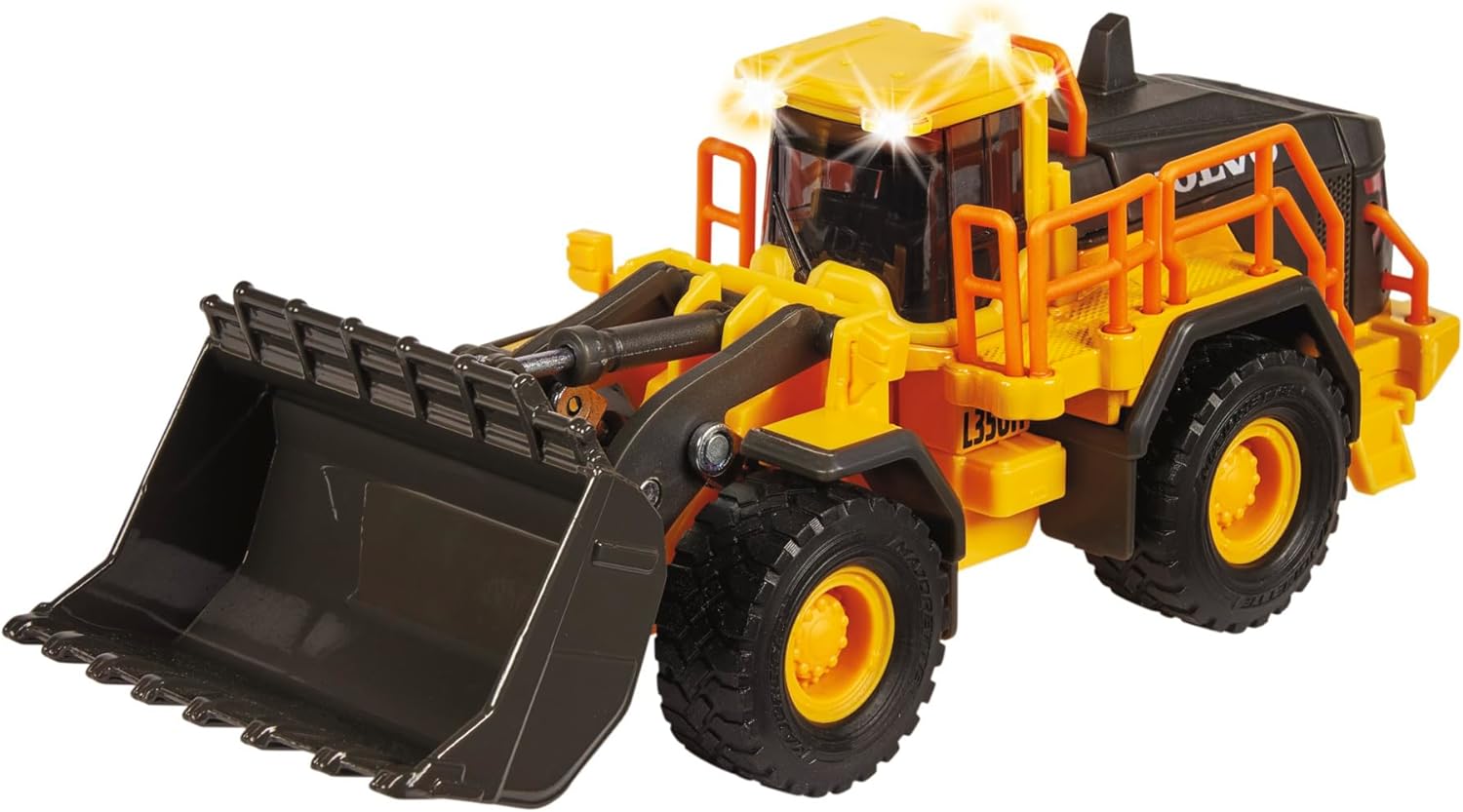 Buy Majorette Police Grand Series Construction Vehicle Volvo Wheel Loader L350H | Yallatoys.com