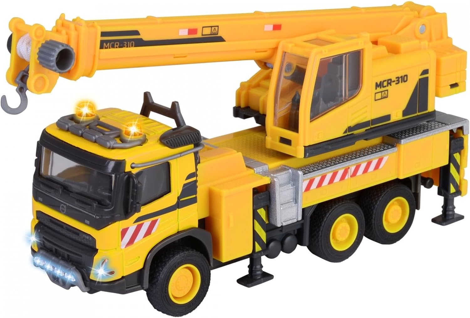 Buy Majorette Volvo Crane Truck with Sound and Light Functions | Yallatoys.com