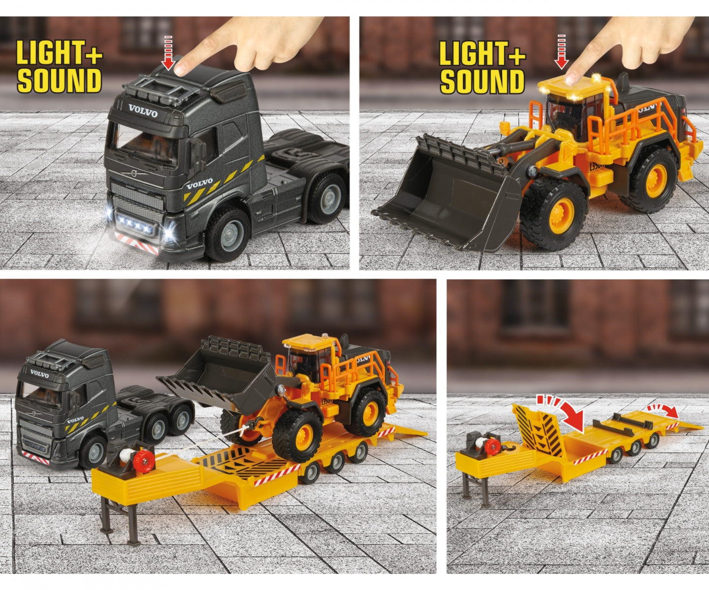 Buy Majorette Volvo Grand Series Construction Truck and Charger | Yallatoys.com