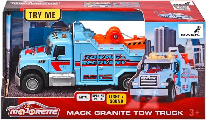 Buy Majorette Mack Granite Tow Truck | Yallatoys.com