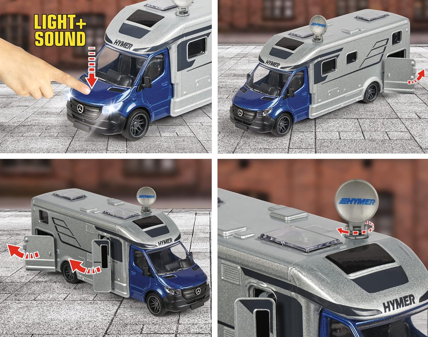 Buy Majorette Hymer B Class Camper | Yallatoys.com