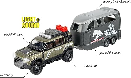 Buy Majorette Land Rover Horse Carrier | Yallatoys.com