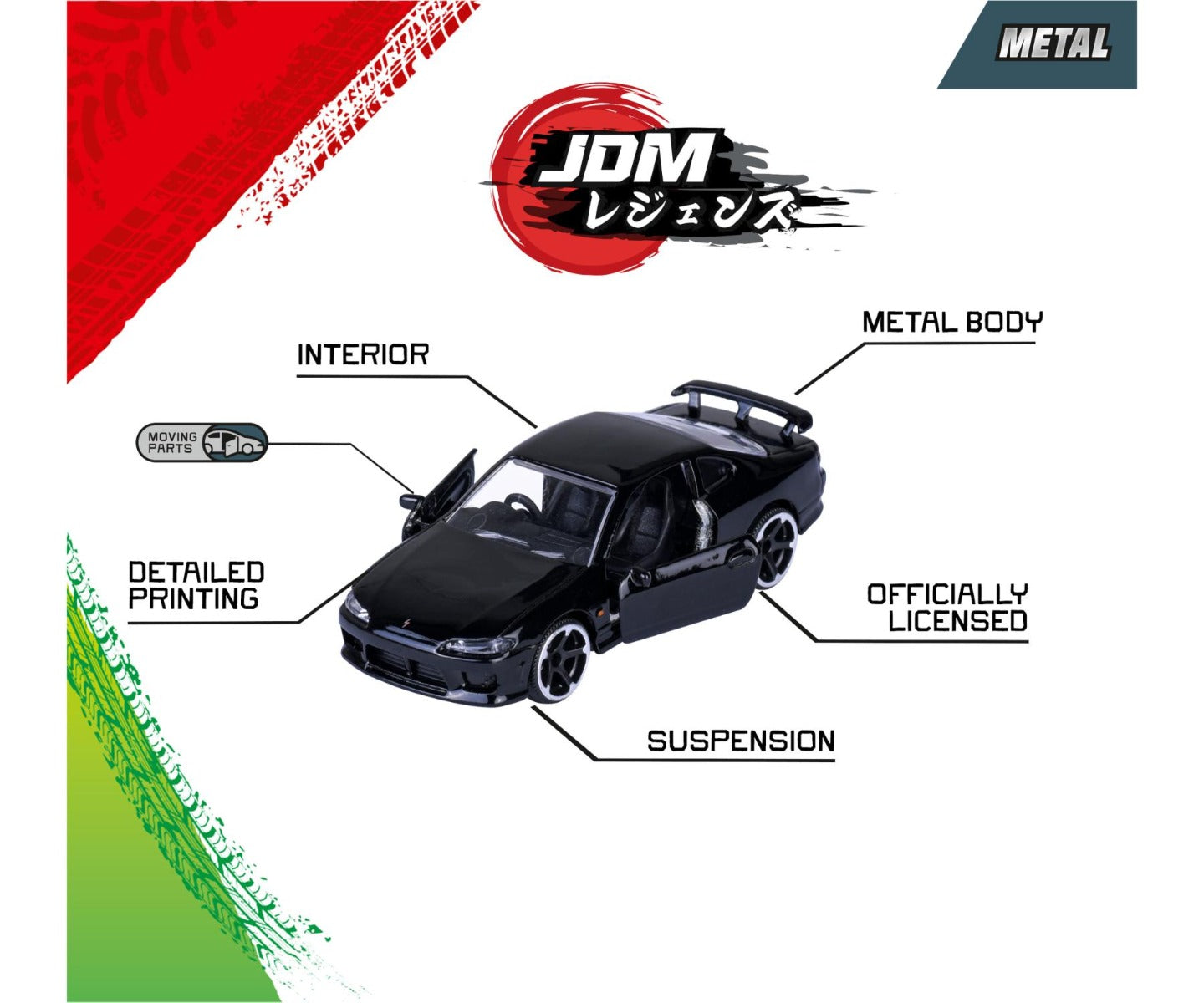 Buy Majorette JDM Legends Premium Cars (Sold Separately Subjected to Availability) | Yallatoys.com