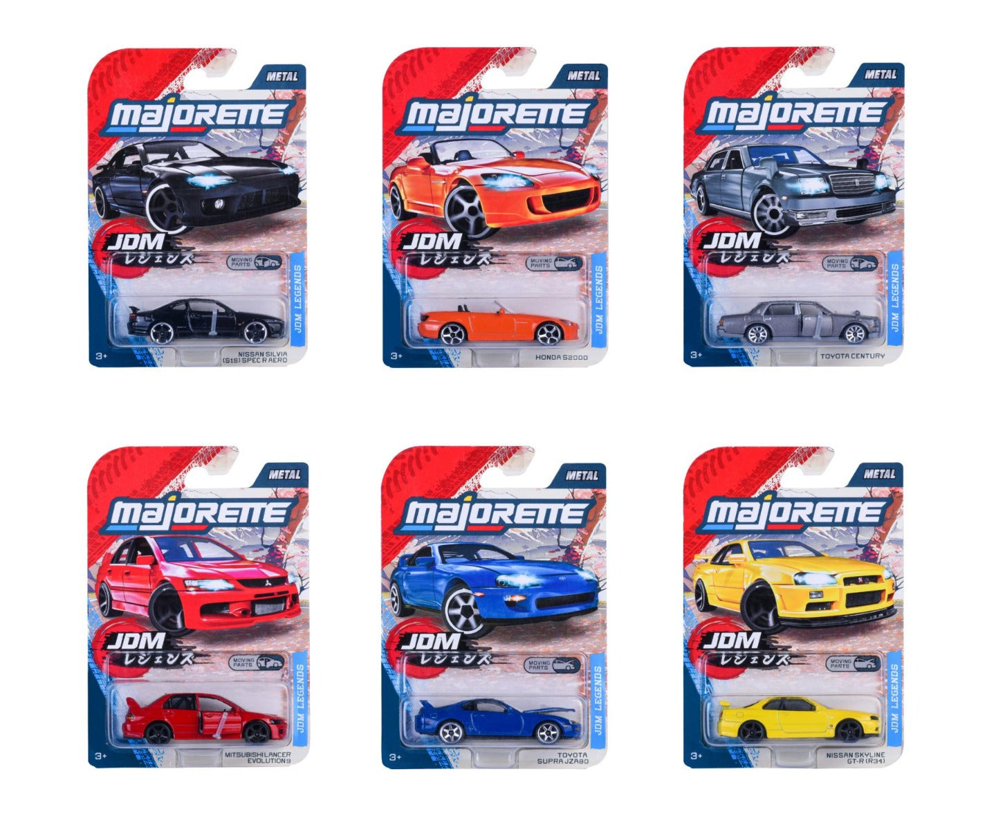 Buy Majorette JDM Legends Premium Cars (Sold Separately Subjected to Availability) | Yallatoys.com