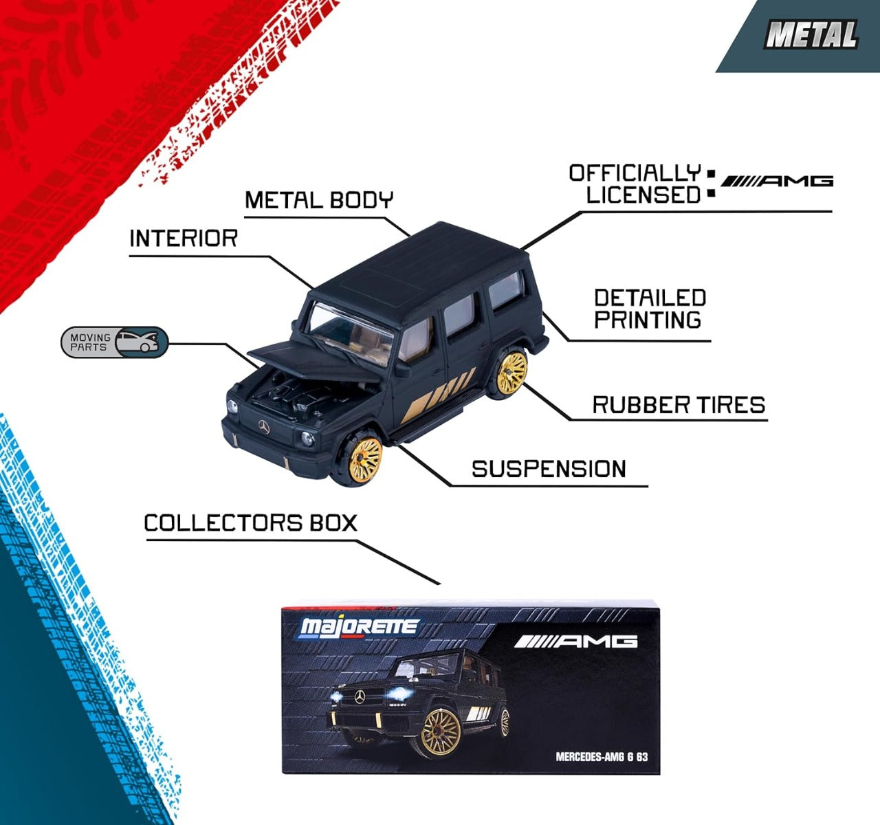 Buy Majorette Mercedes AMG Deluxe Cars (Sold Separately Subjected to Availability) | Yallatoys.com